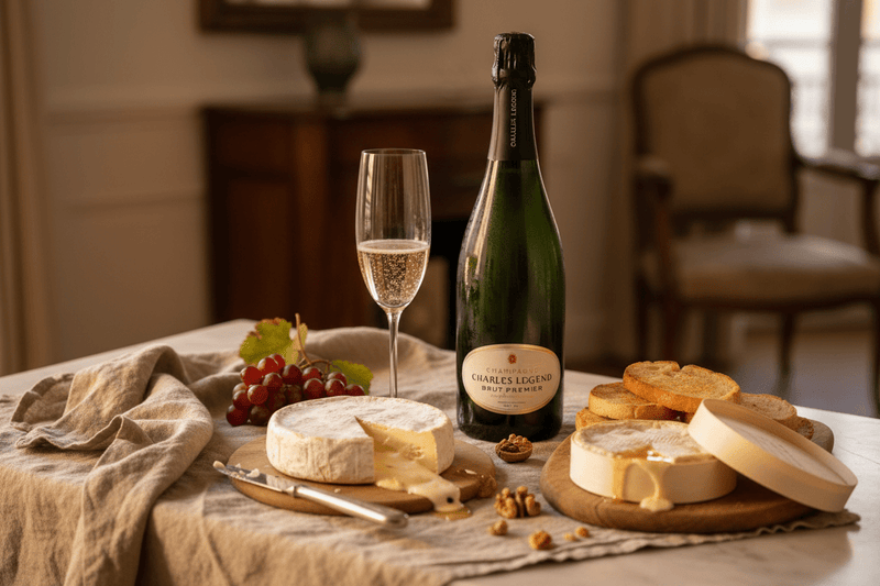 Vino Espumoso Champagne Charles Legend Brut Premier 750ml - Vino de Francia - La Cava