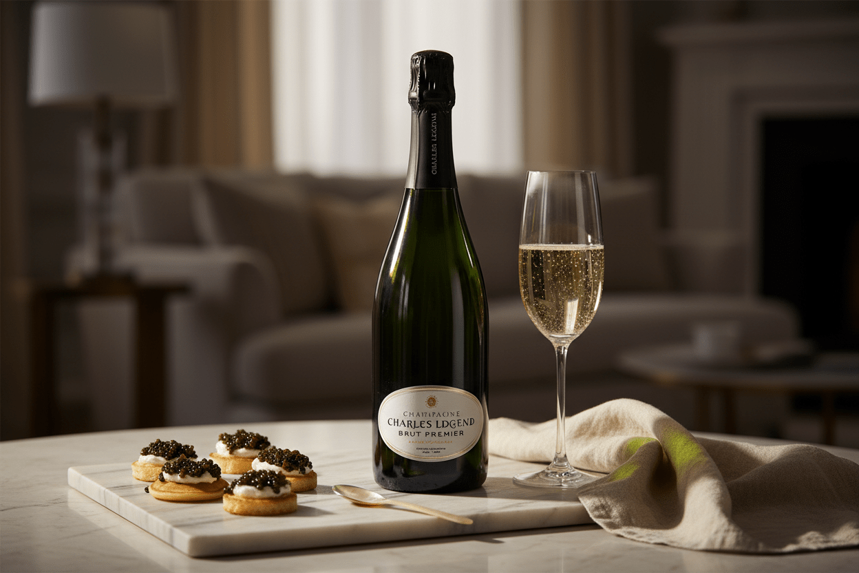 Vino Espumoso Champagne Charles Legend Brut Premier 750ml - Vino de Francia - La Cava
