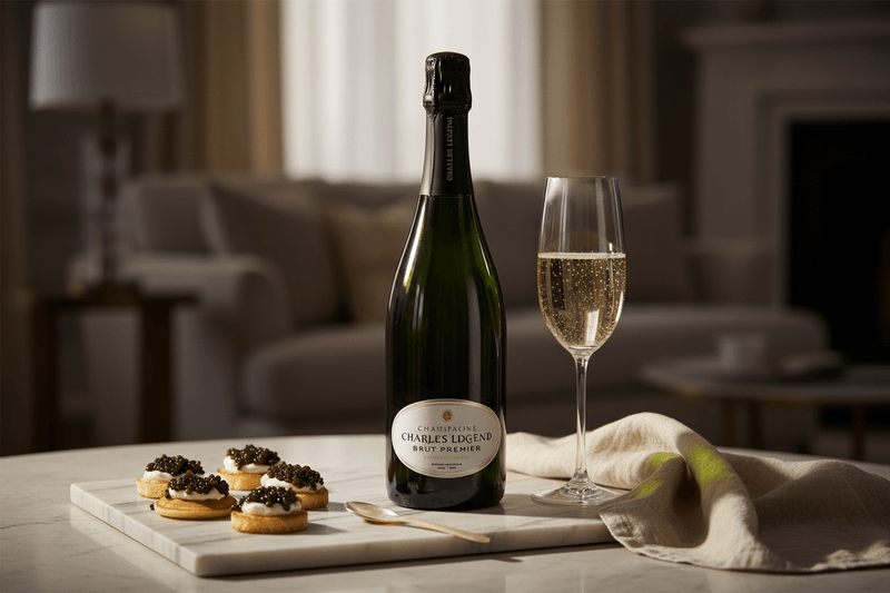Vino Espumoso Champagne Charles Legend Brut Premier 750ml - Vino de Francia - La Cava