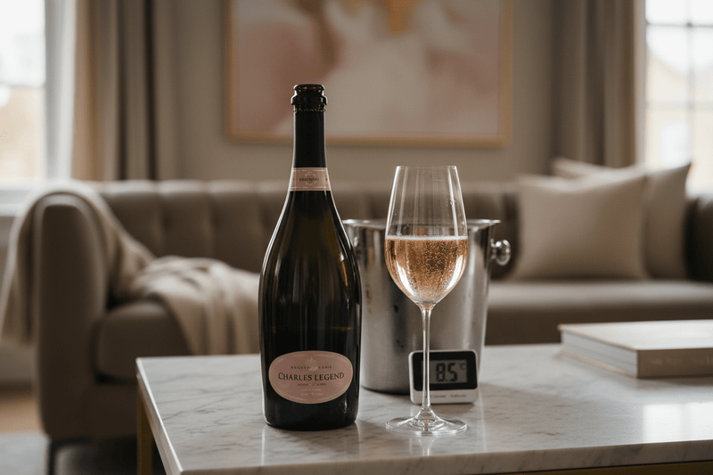 Vino Espumoso Champagne Charles Legend Brut Rosé 750ml - Vino de Francia - La Cava