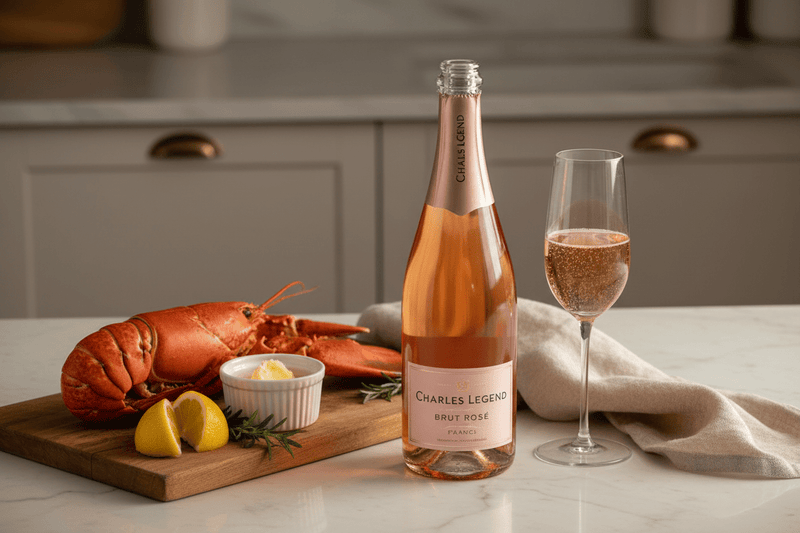 Vino Espumoso Champagne Charles Legend Brut Rosé 750ml - Vino de Francia - La Cava