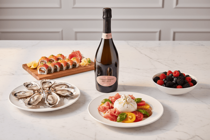 Vino Espumoso Champagne Charles Legend Brut Rosé Magnum 1.5L - Vino de Francia - La Cava