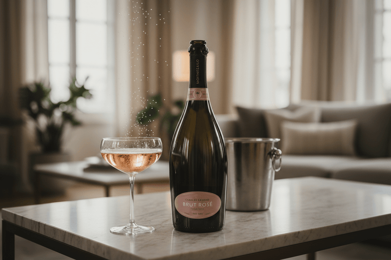 Vino Espumoso Champagne Charles Legend Brut Rosé Magnum 1.5L - Vino de Francia - La Cava