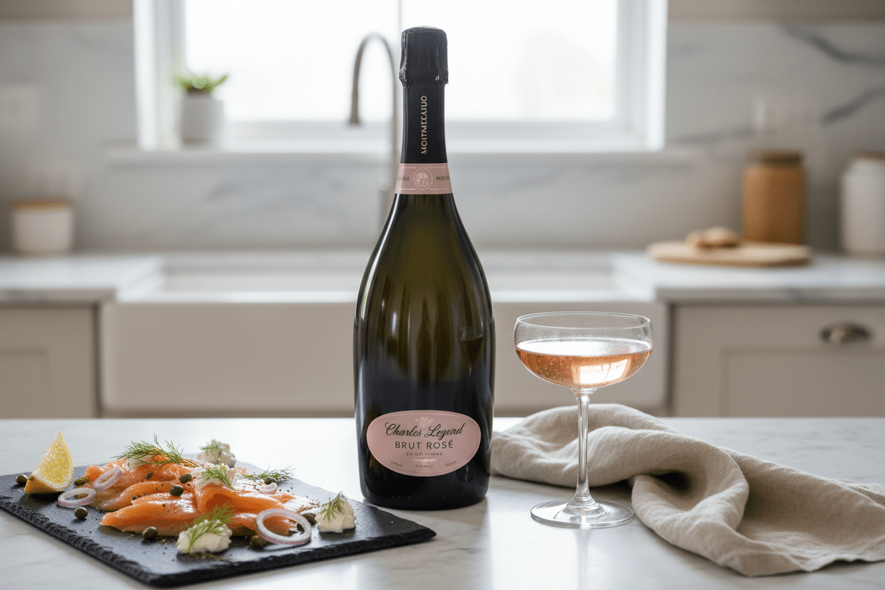 Vino Espumoso Champagne Charles Legend Brut Rosé Magnum 1.5L - Vino de Francia - La Cava