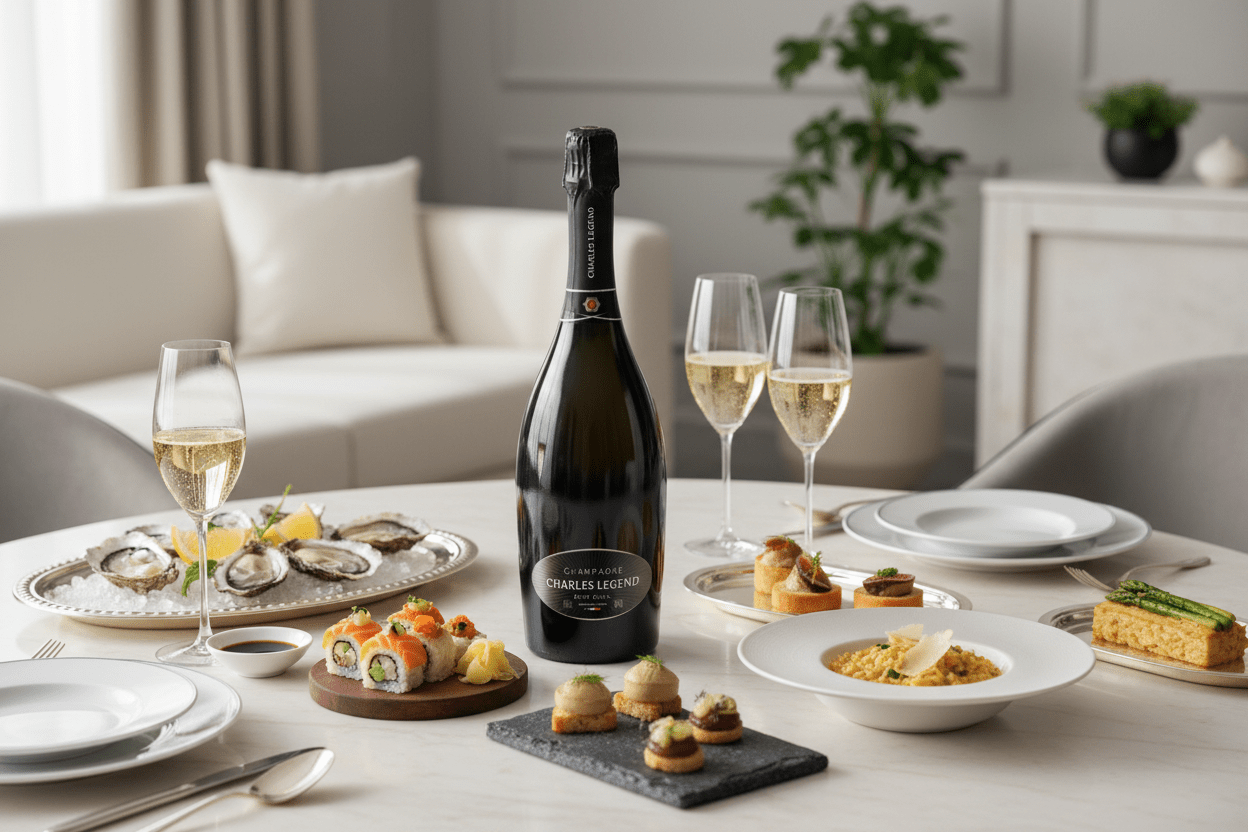 Vino Espumoso Champagne Charles Legend Royal Brut 750ml - Vino de Francia - La Cava