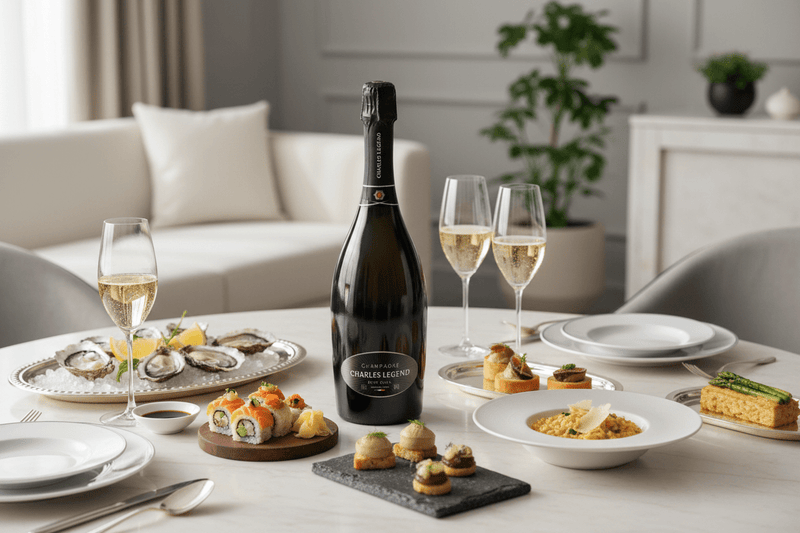 Vino Espumoso Champagne Charles Legend Royal Brut 750ml - Vino de Francia - La Cava