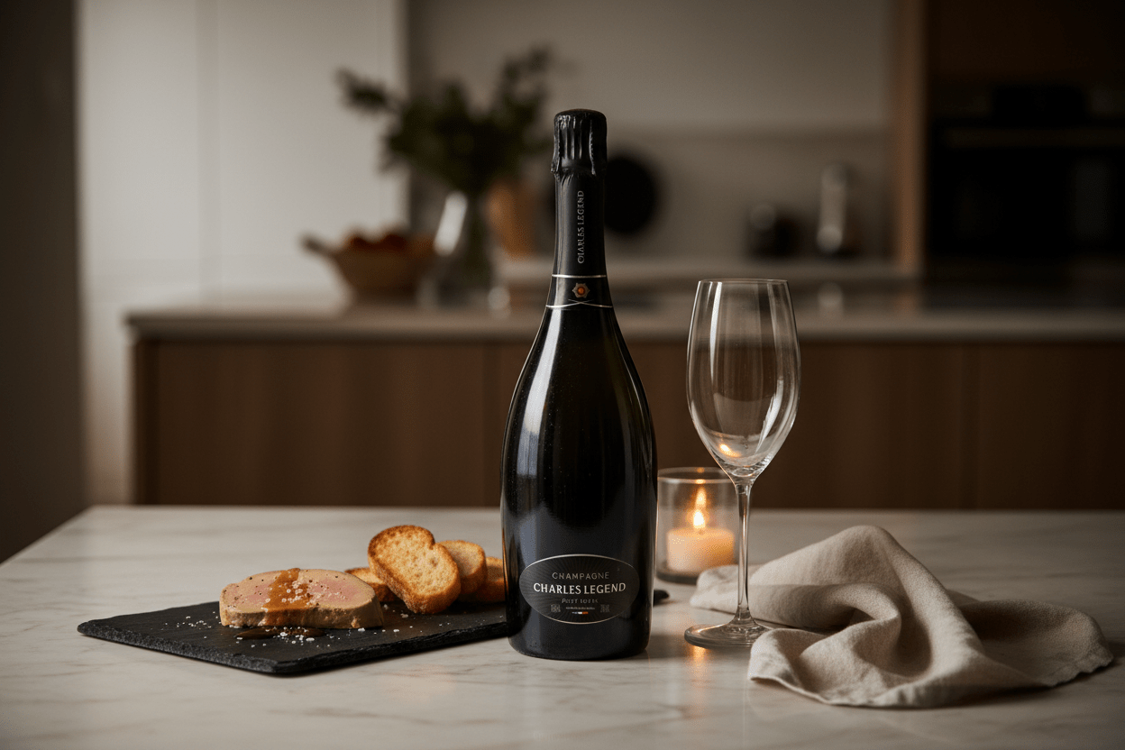 Vino Espumoso Champagne Charles Legend Royal Brut 750ml - Vino de Francia - La Cava