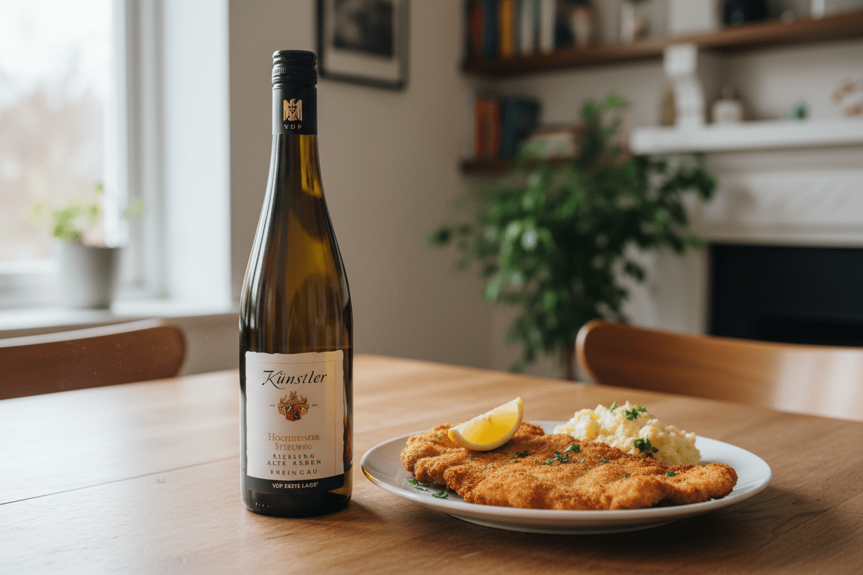Vino espumoso hochheimer stielweg riesling extra brut sekt 2018 Alemania 750ml - Vino de Alemania - La Cava