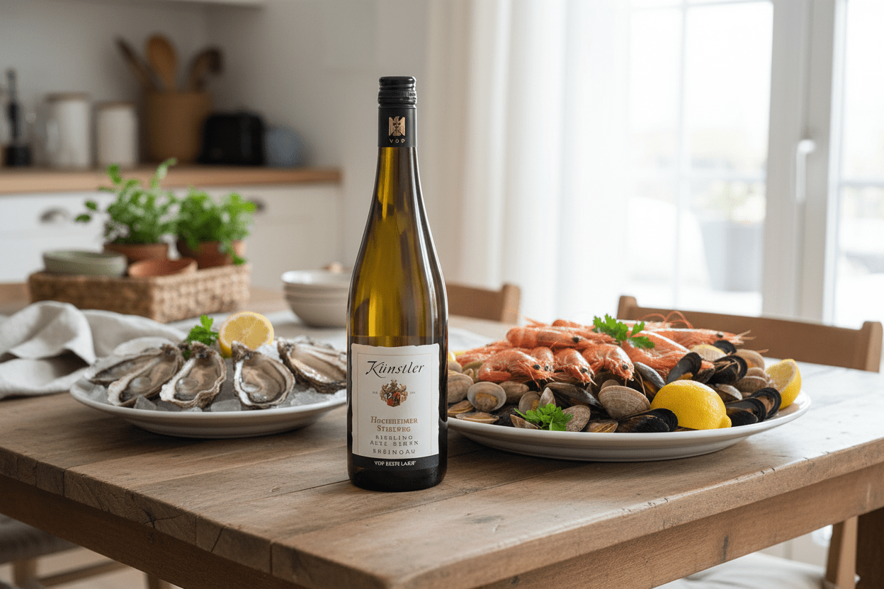 Vino espumoso hochheimer stielweg riesling extra brut sekt 2018 Alemania 750ml - Vino de Alemania - La Cava