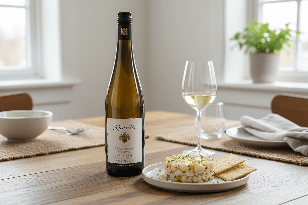 Vino espumoso hochheimer stielweg riesling extra brut sekt 2018 Alemania 750ml - Vino de Alemania - La Cava