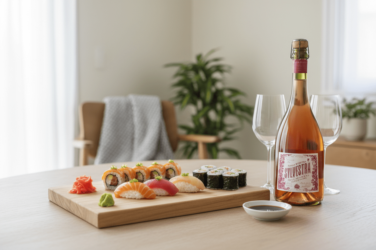 Vino Espumoso Rosado Sylvestra La Vie en Rose 2021 Bressia 750ml Mendoza, Argentina - La Cavaslider_item_HiMBLA