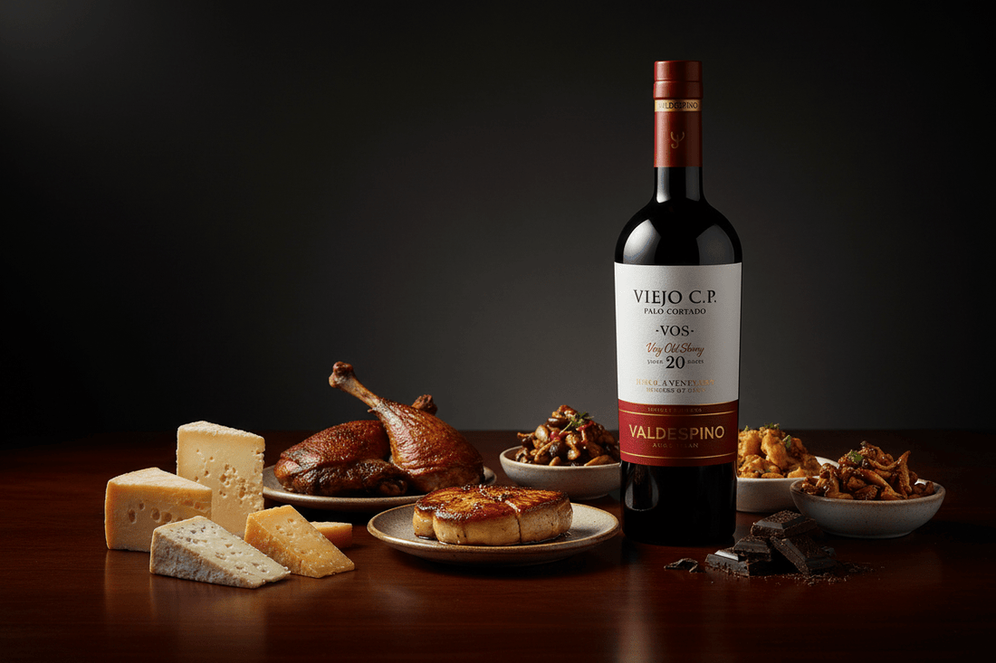 Vino Generoso Palo Cortado Viejo C.P. VOS 750ml Valdespino Jerez España - La Cava