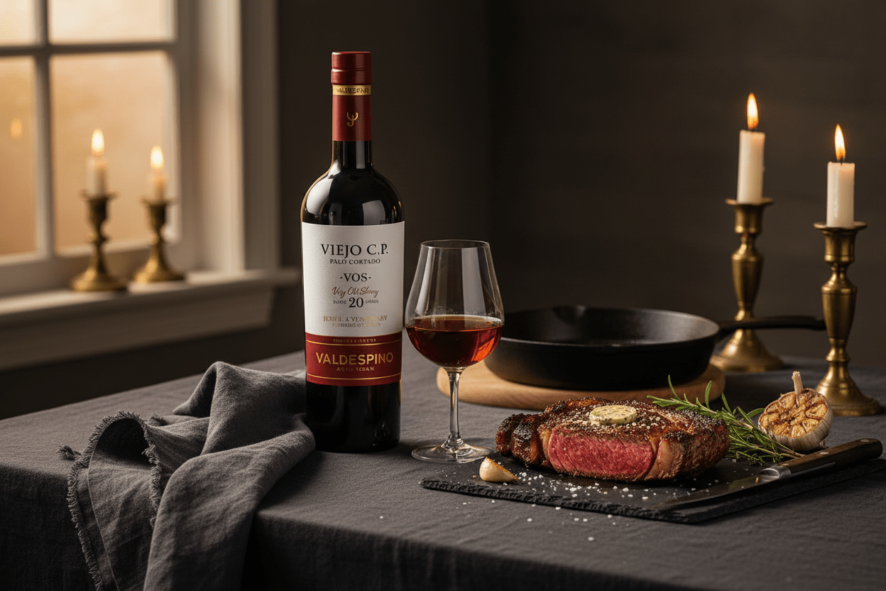 Vino Generoso Palo Cortado Viejo C.P. VOS 750ml Valdespino Jerez España - La Cava