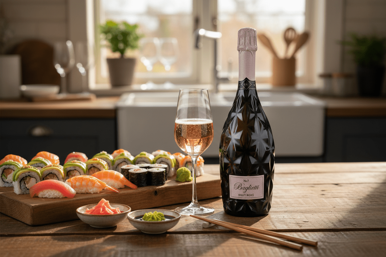 Vino kosher rosado baglietti brut rose Italia 750ml - La Cava