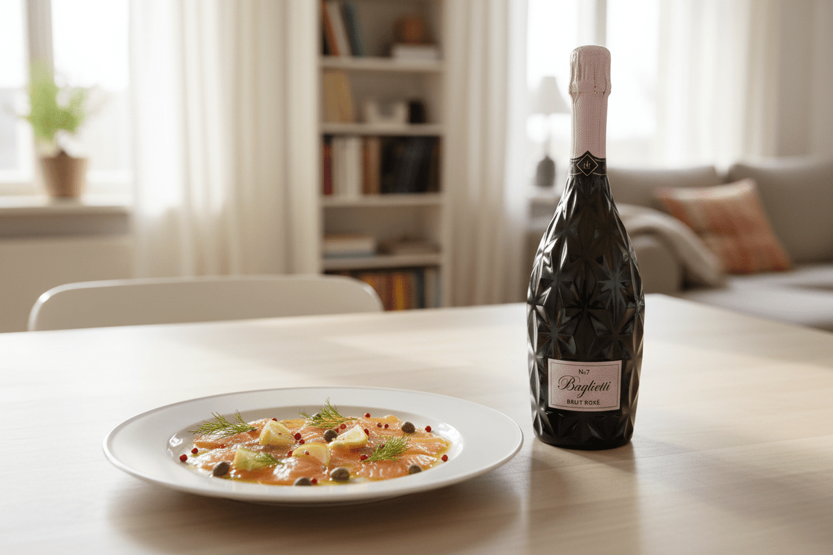 Vino kosher rosado baglietti brut rose Italia 750ml - La Cava