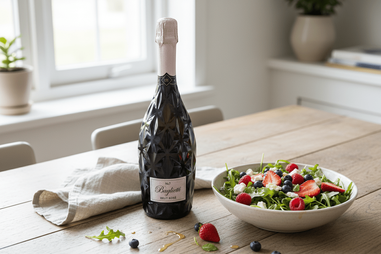 Vino kosher rosado baglietti brut rose Italia 750ml - La Cava