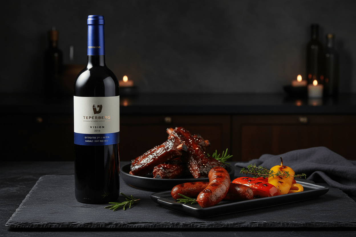 Vino Kosher Shiraz Teperberg Vision 750ml, Israel - La Cava