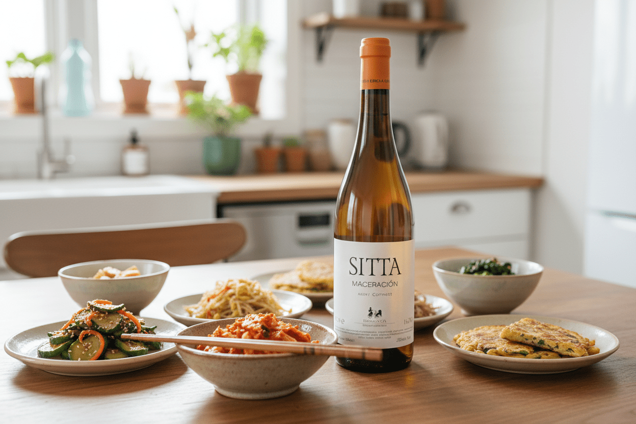 Vino Naranja Sitta Maceración 2022 Albarño 750ml D.O. Rías Baixas - Vino de España - La Cava
