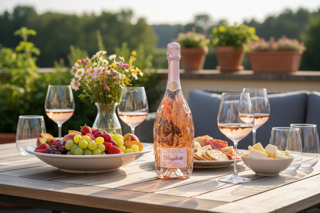 Vino rosado baglietti moscato rosé Italia 750ml - La Cava