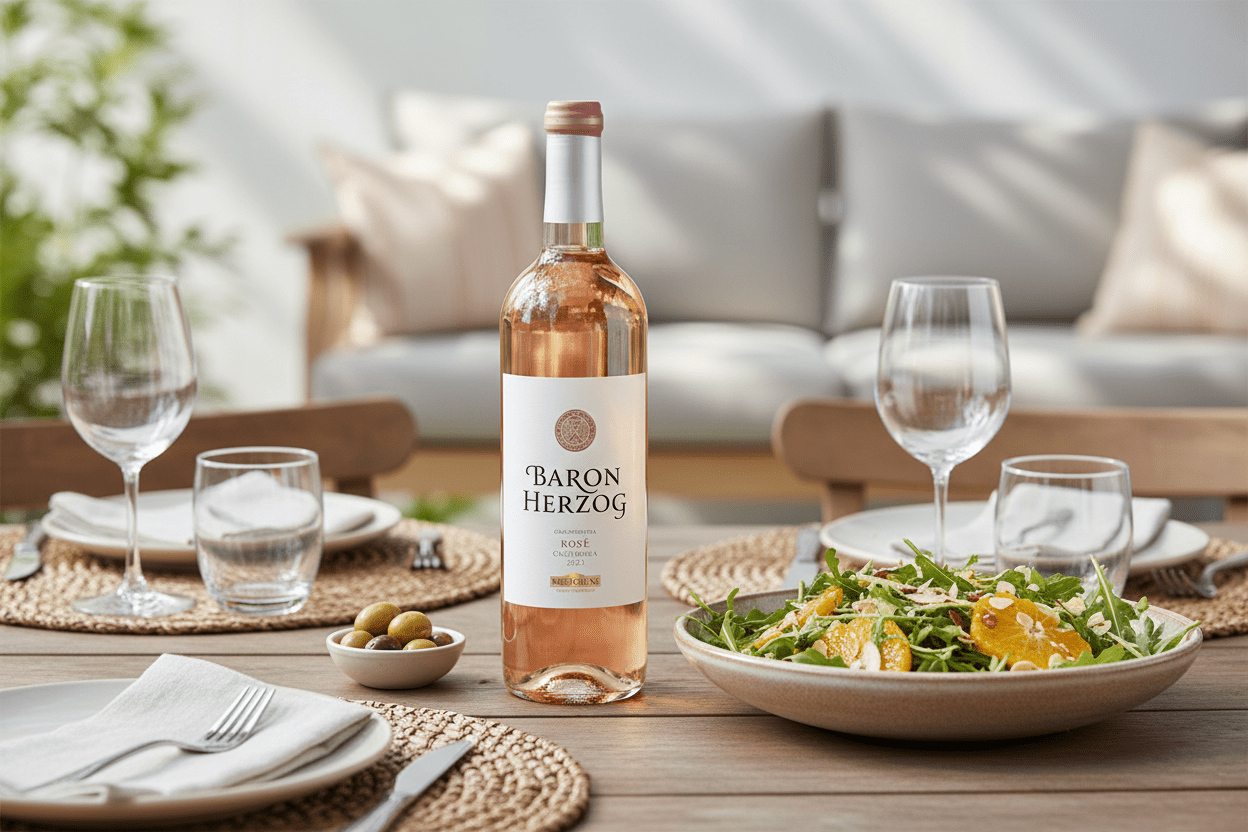 Vino rosado baron herzog rose 750 ml - Vino de Estados Unidos - La Cava