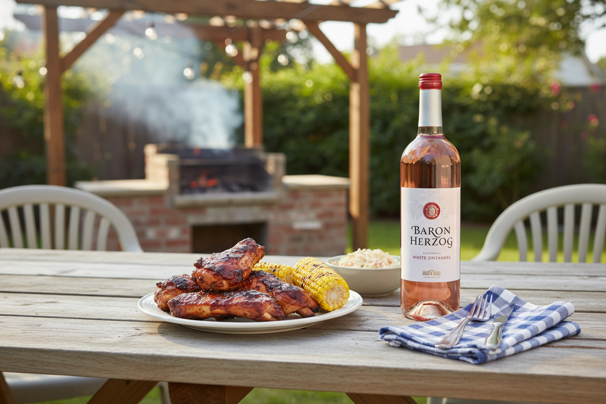 Vino rosado baron herzog white zinfandel 750 ml - Vino de Estados Unidos - La Cava