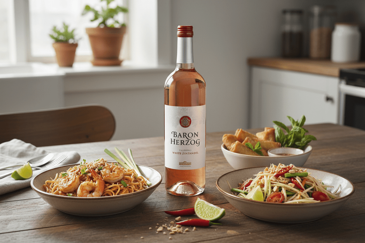 Vino rosado baron herzog white zinfandel 750 ml - Vino de Estados Unidos - La Cava