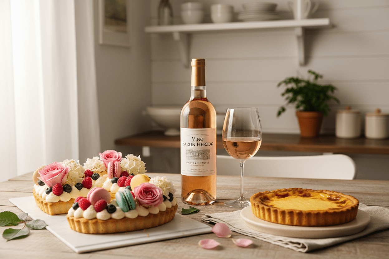 Vino rosado baron herzog white zinfandel 750 ml - Vino de Estados Unidos - La Cava