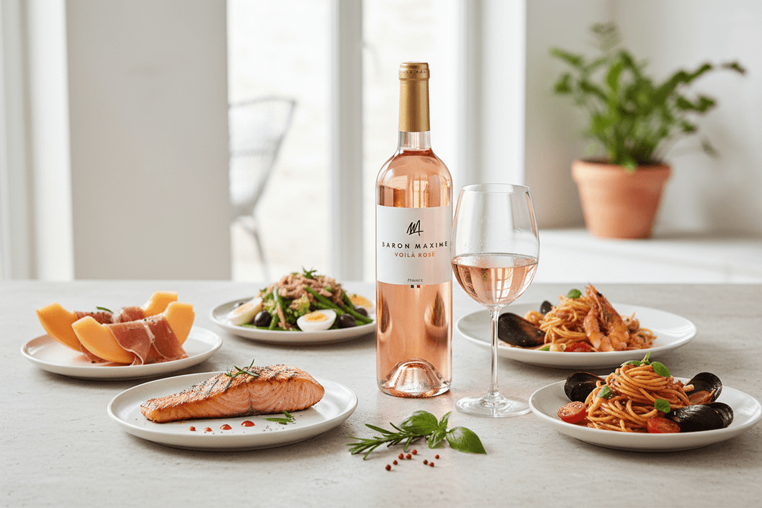 Vino Rosado Baron Maxime Voilà 750ml AOC Provence - Vino de Francia - La Cava
