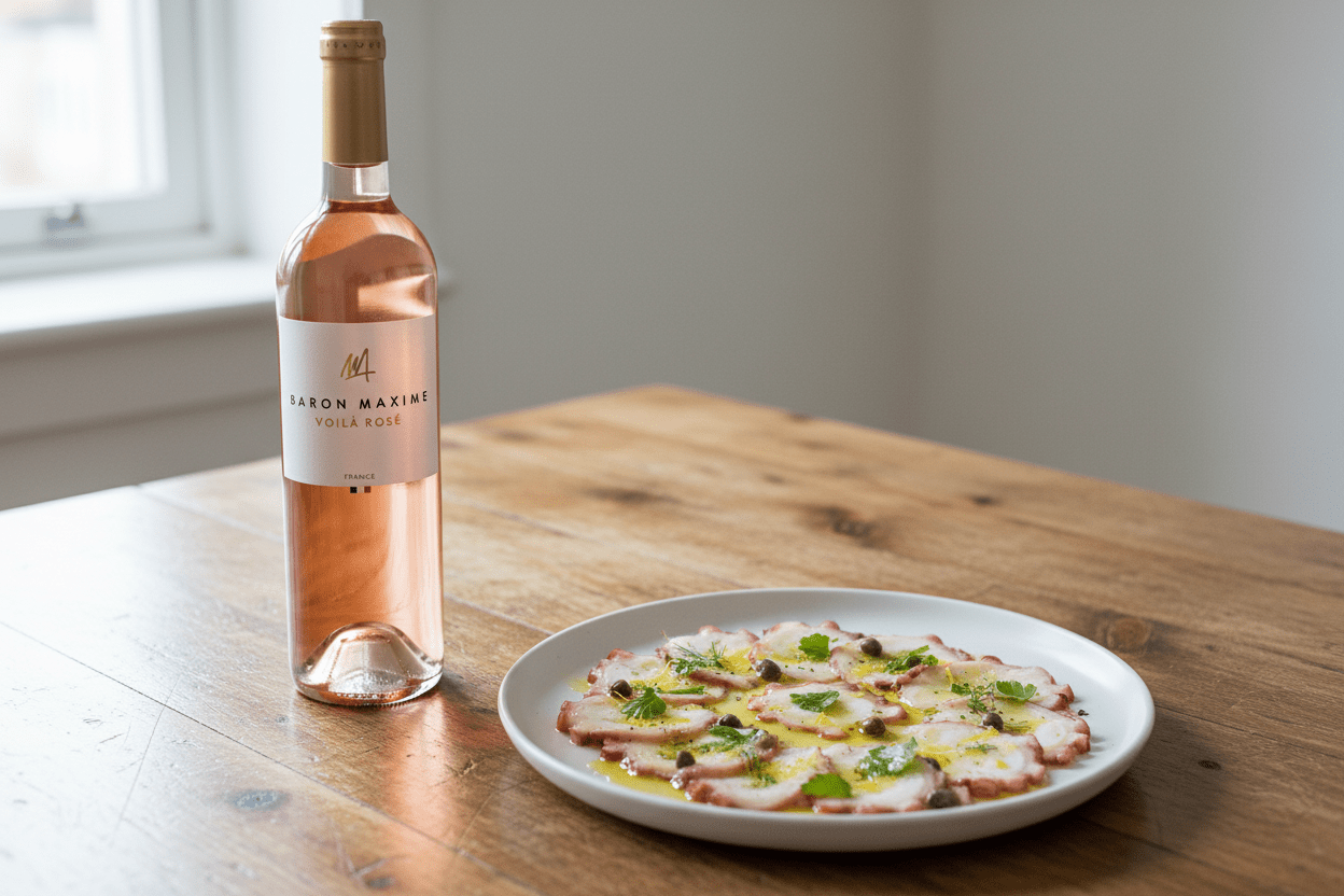 Vino Rosado Baron Maxime Voilà 750ml IGP Méditerranée - Vino de Francia - La Cava