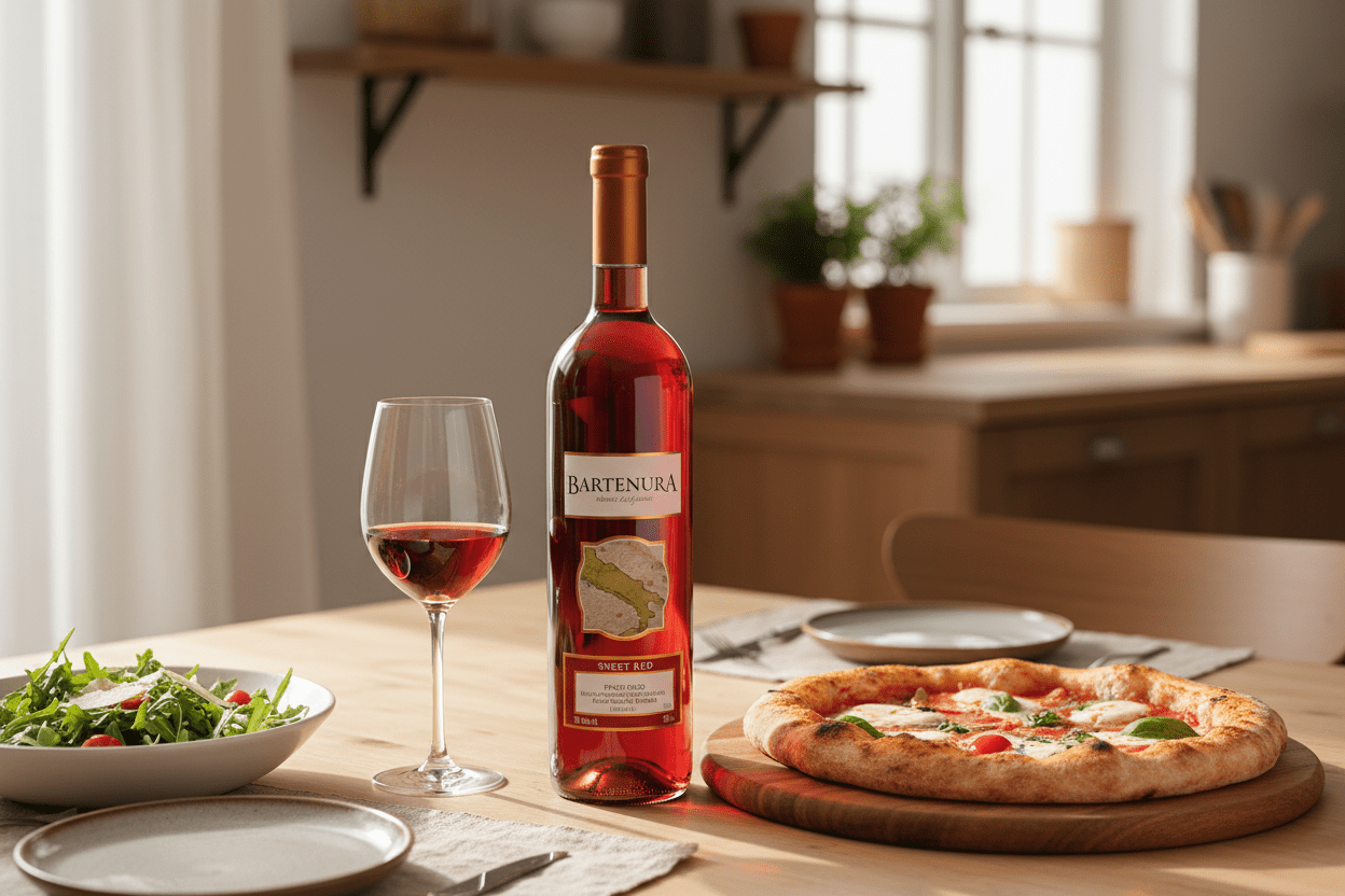 Vino rosado bartenura sweet red 750 ml - La Cava