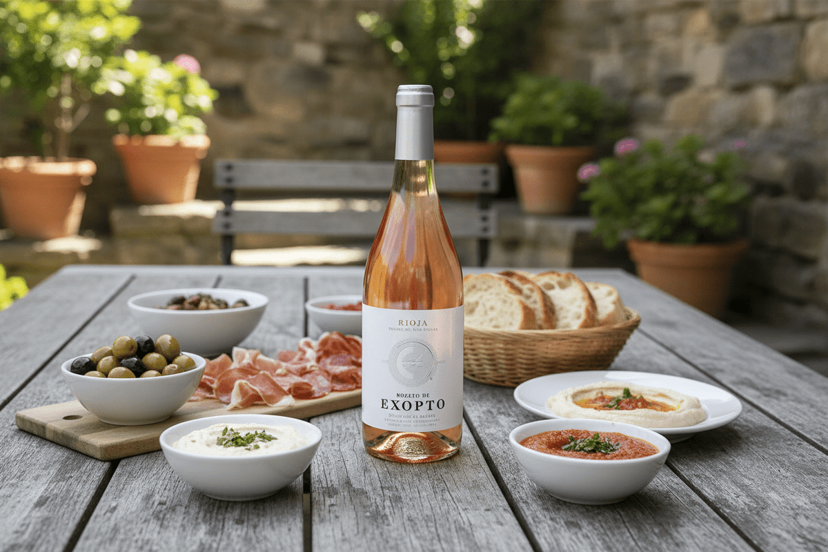 Vino Rosado Bozeto de Exopto 2024 750ml Rioja España - La Cava