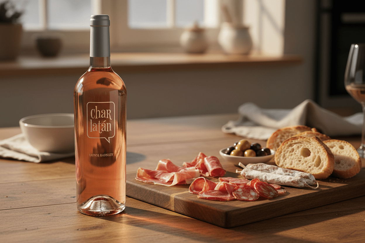 Vino Rosado Charlatán 2023 Garnacha 750ml D.O. Rueda - Vino de España - La Cava