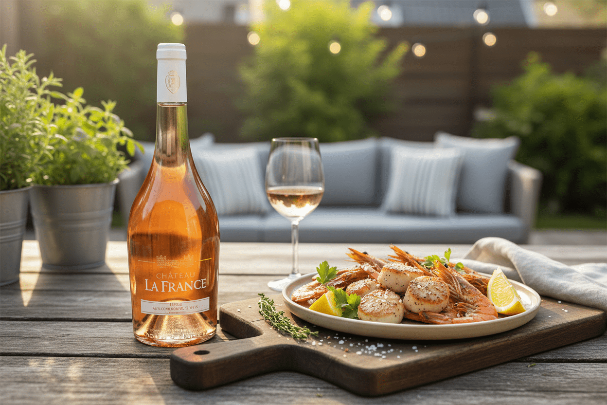 Vino rosado chateau la france rose 750ml - La Cava