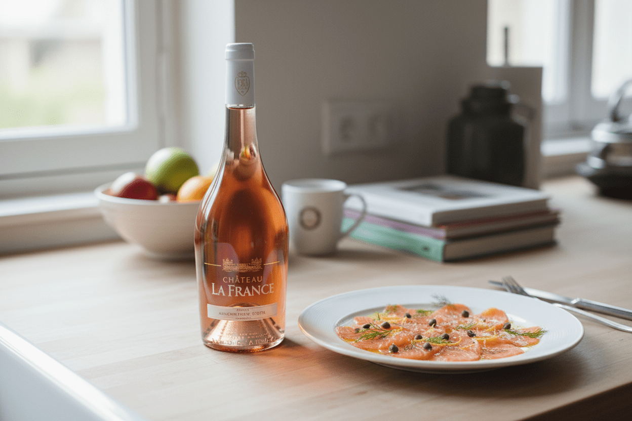 Vino rosado chateau la france rose 750ml - La Cava
