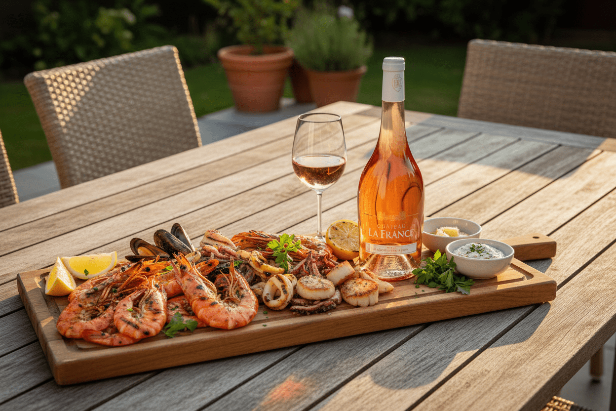 Vino rosado chateau la france rose 750ml - La Cava