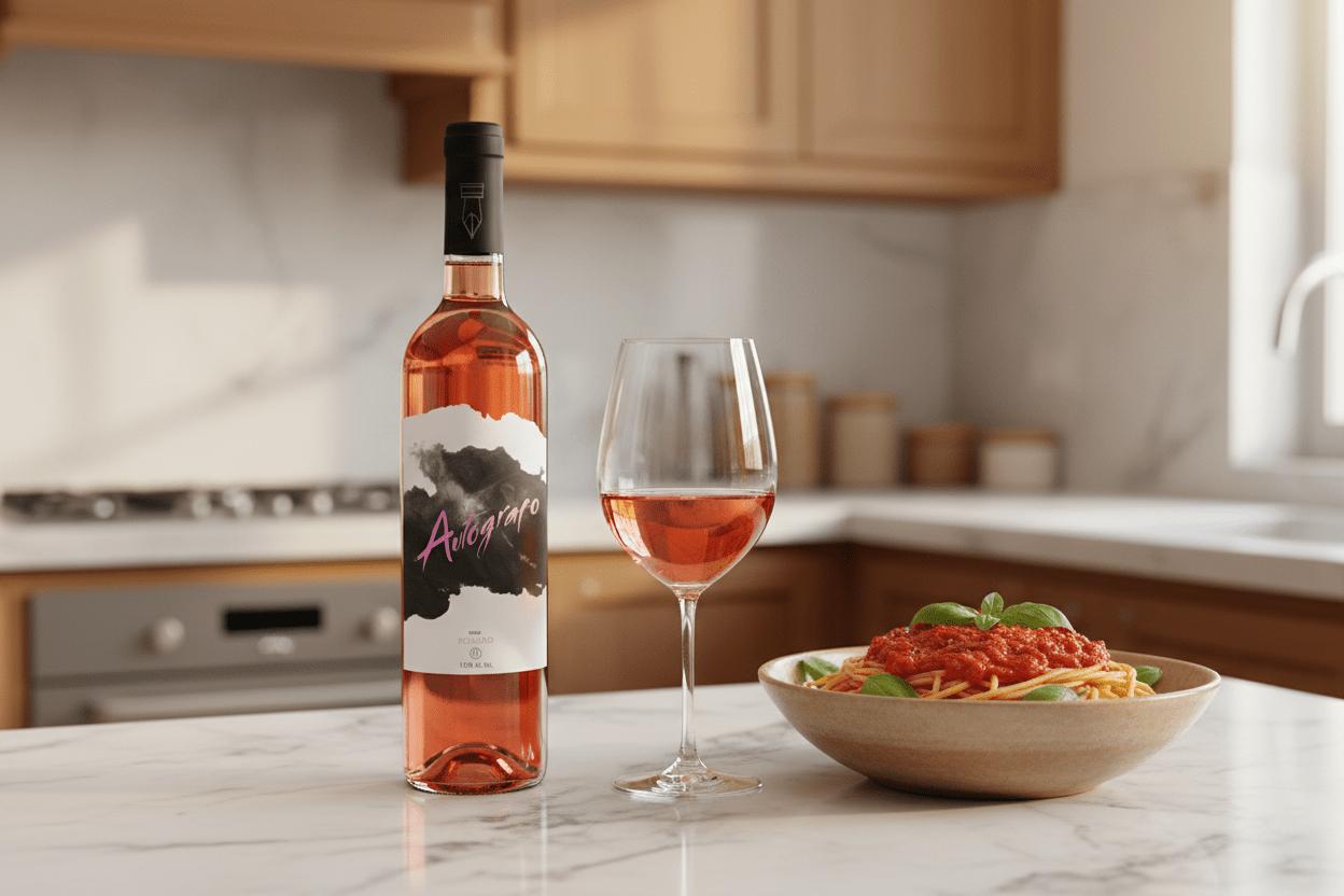 Vino Rosado Español Autógrafo - La Cava