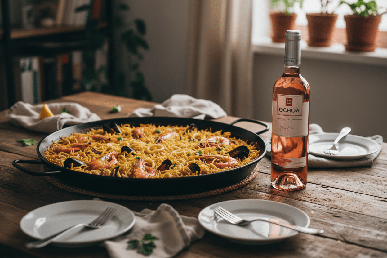 Vino Rosado Ochoa de Lágrima 750ml D.O. Navarra - Vino de España - La Cava