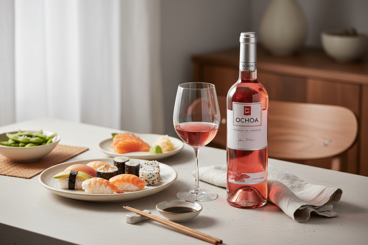 Vino Rosado Ochoa de Lágrima 750ml D.O. Navarra - Vino de España - La Cava