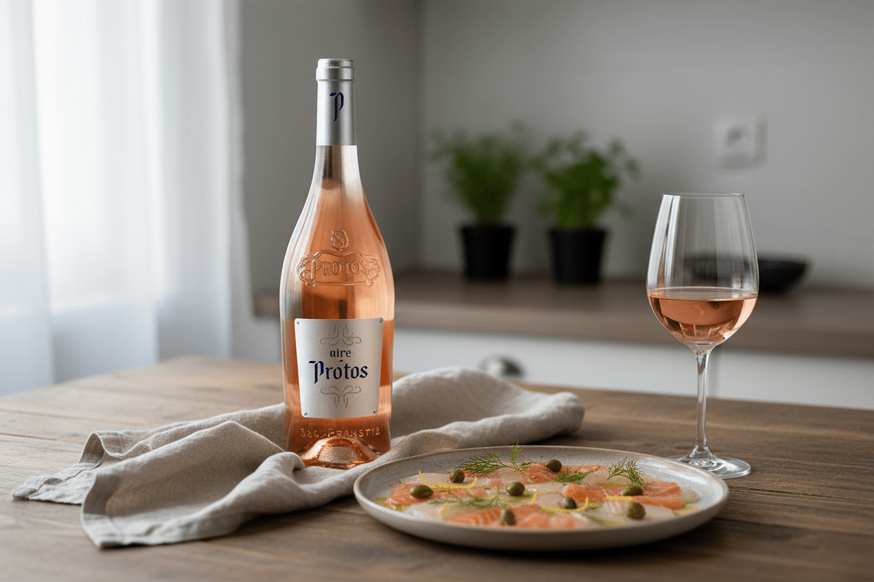 Vino Rosado Protos Aire 750ml D.O. Cigales - Vino de España - La Cava