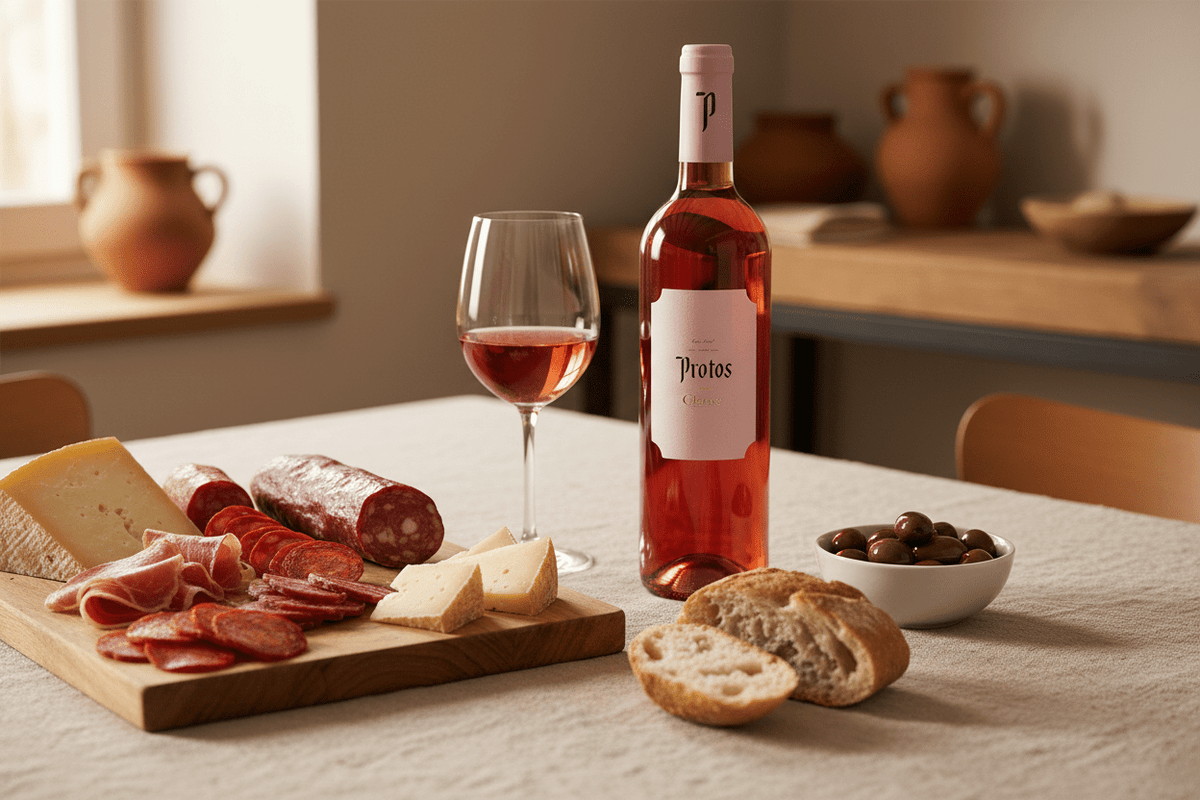 Vino Rosado Protos Clarete 750ml D.O. Cigales - Vino de España - La Cava