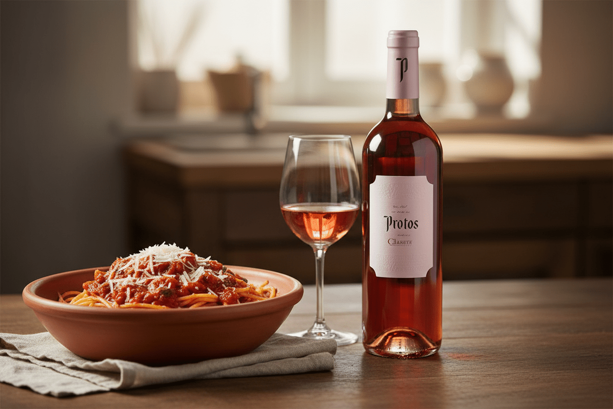 Vino Rosado Protos Clarete 750ml D.O. Cigales - Vino de España - La Cava