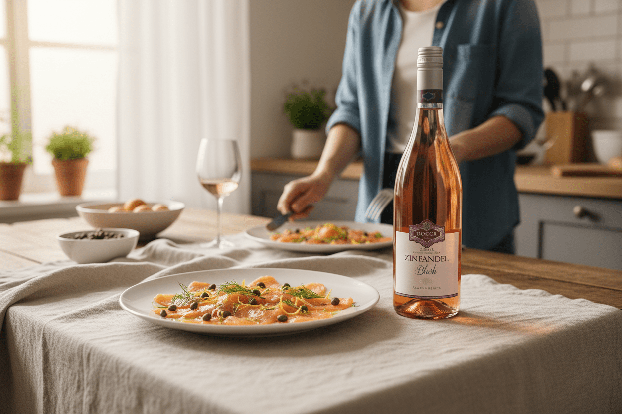 Vino Rosado Rocca Zinfandel Blush, Puglia - Vino de Italia - La Cava