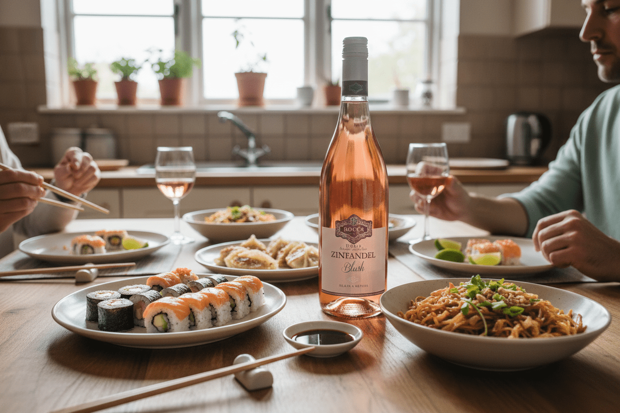 Vino Rosado Rocca Zinfandel Blush, Puglia - Vino de Italia - La Cava