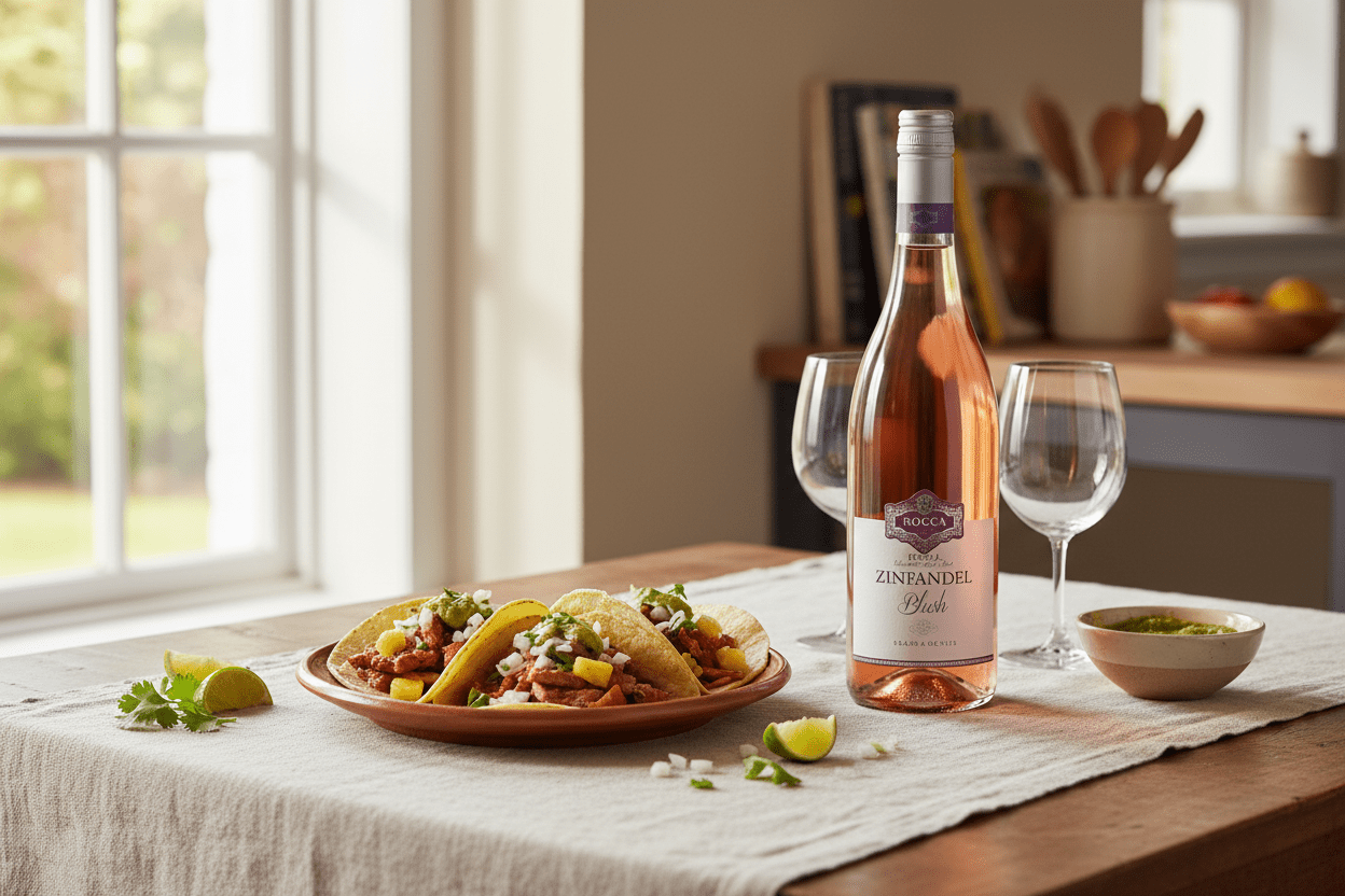 Vino Rosado Rocca Zinfandel Blush, Puglia - Vino de Italia - La Cava