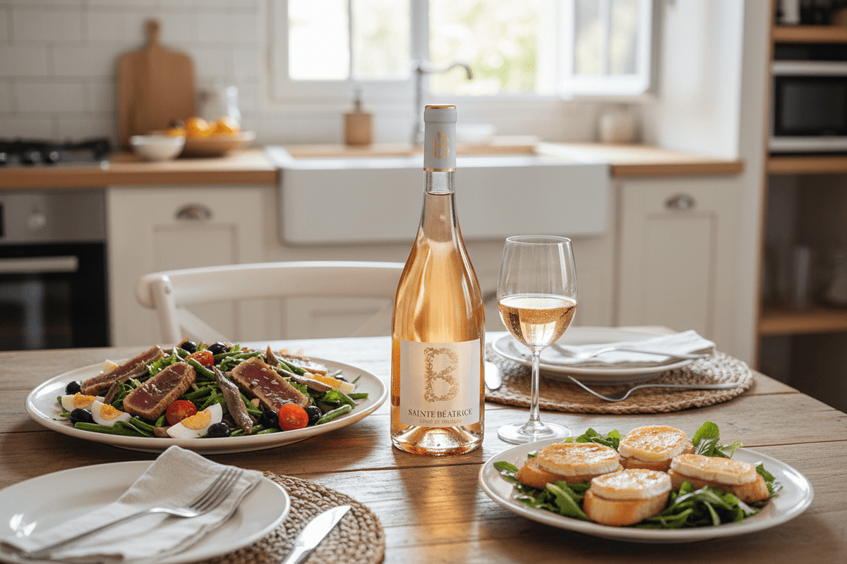 Vino rosado sainte beatrice cotes de provence 750ml - Vino de Francia - La Cava