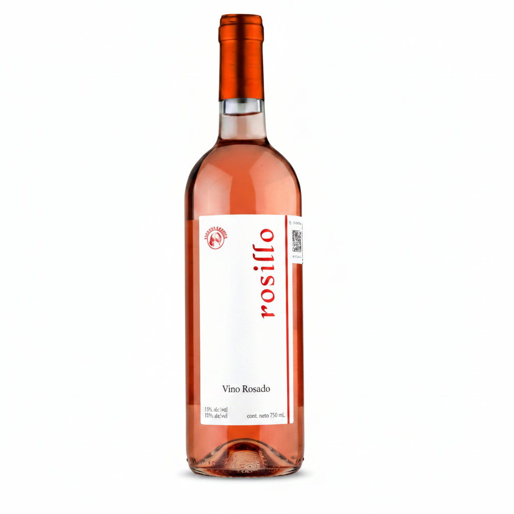 Vino Rosado Viñedos Azteca Rosillo 750ml San Juan del Río, Querétaro, México - Vino Mexicano - La Cava