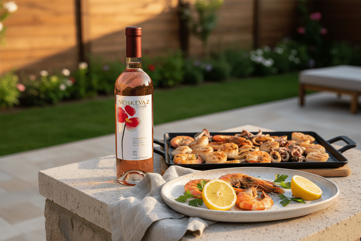Vino Rosado Voskevaz Rosé Dry - Vino de Armenia - La Cava