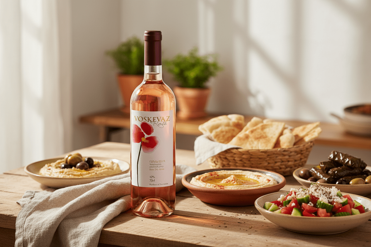Vino Rosado Voskevaz Rosé Dry - Vino de Armenia - La Cava