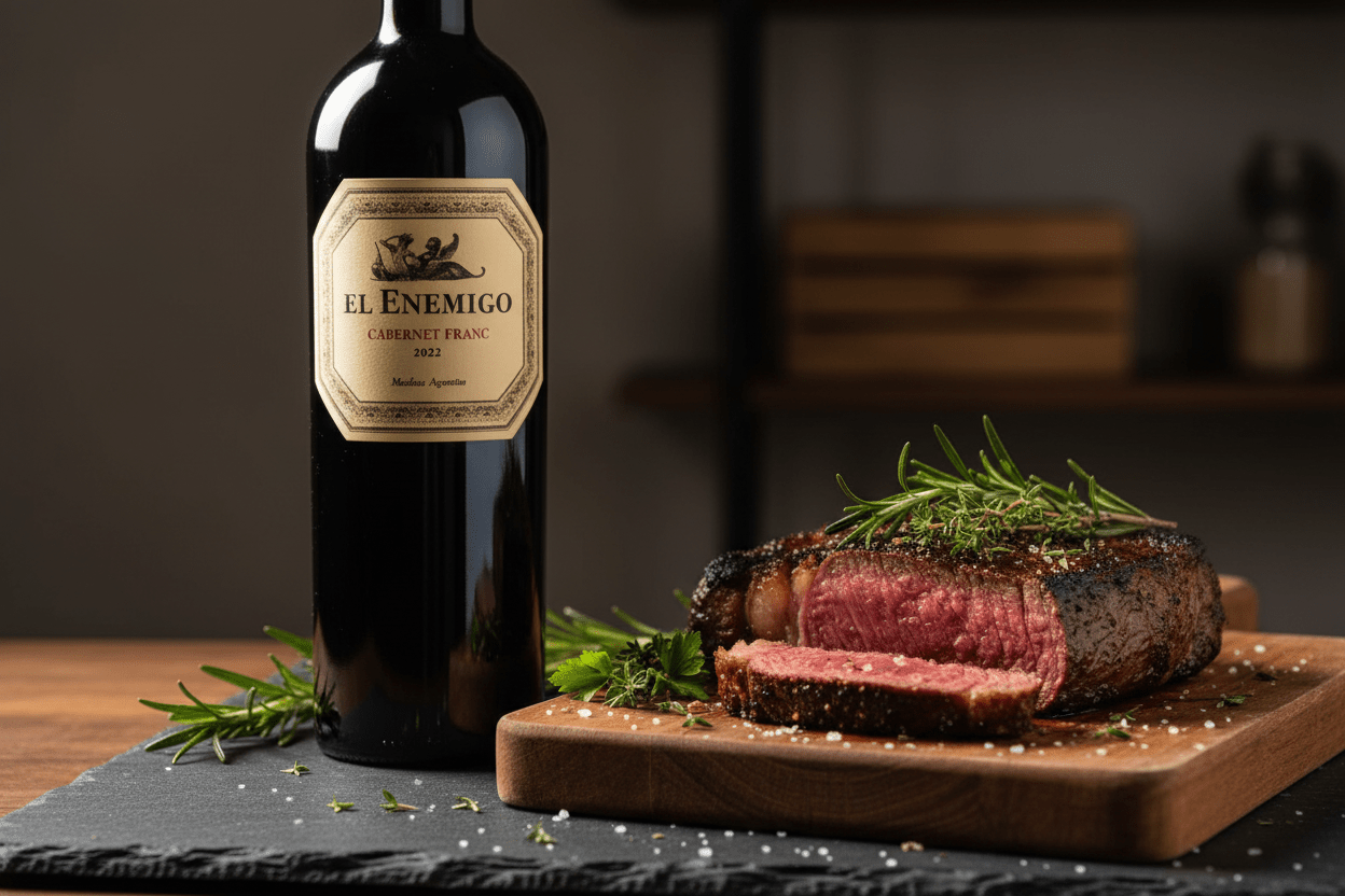 Vino tinto 1500 ml el enemigo cabernet franc 2022 - Vino Argentino - La Cava