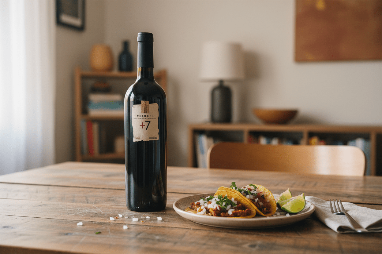 Vino Tinto +7 (Més Que Set) 750ml Sierra de Mariola - Vino de España - La Cava